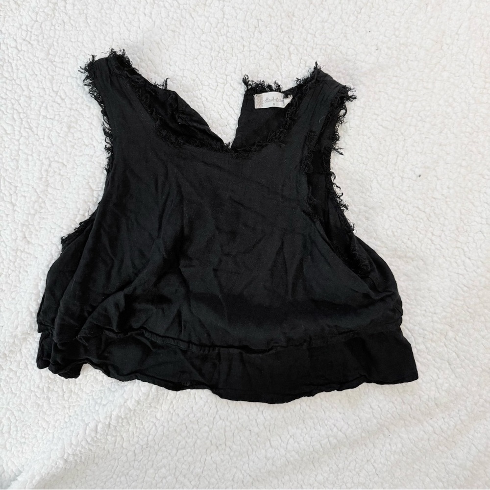 Black Sleeveless Top